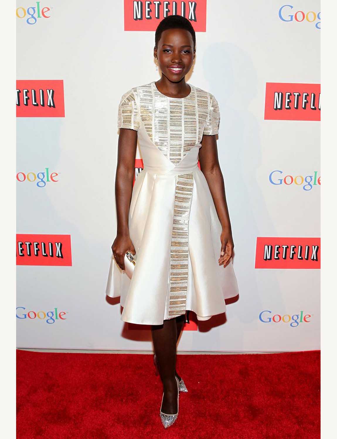 Lupita N'yongo wearing Bibhu Mohapatra dress