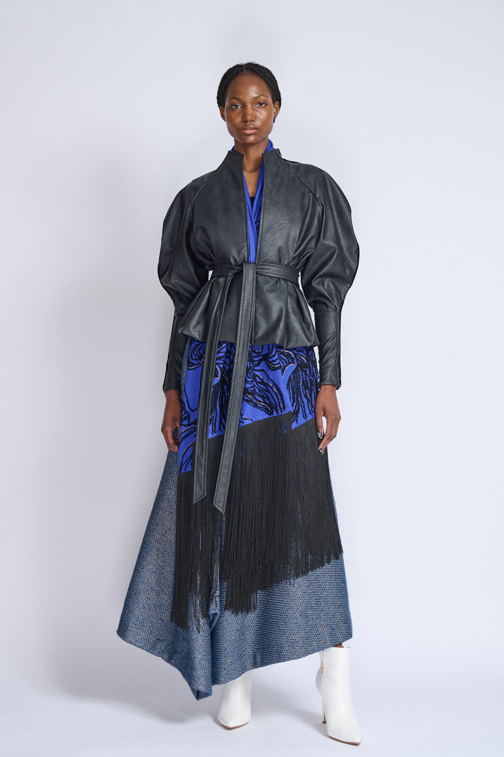 Onyx Vegan Leather Jacket 1