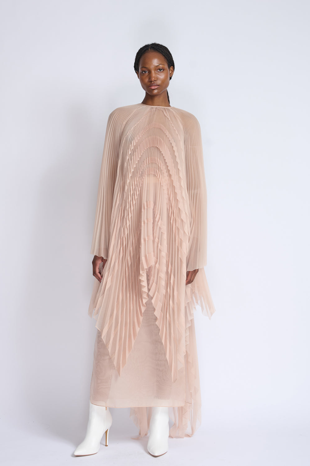 Skin Organza Plisse Tunic Top 1