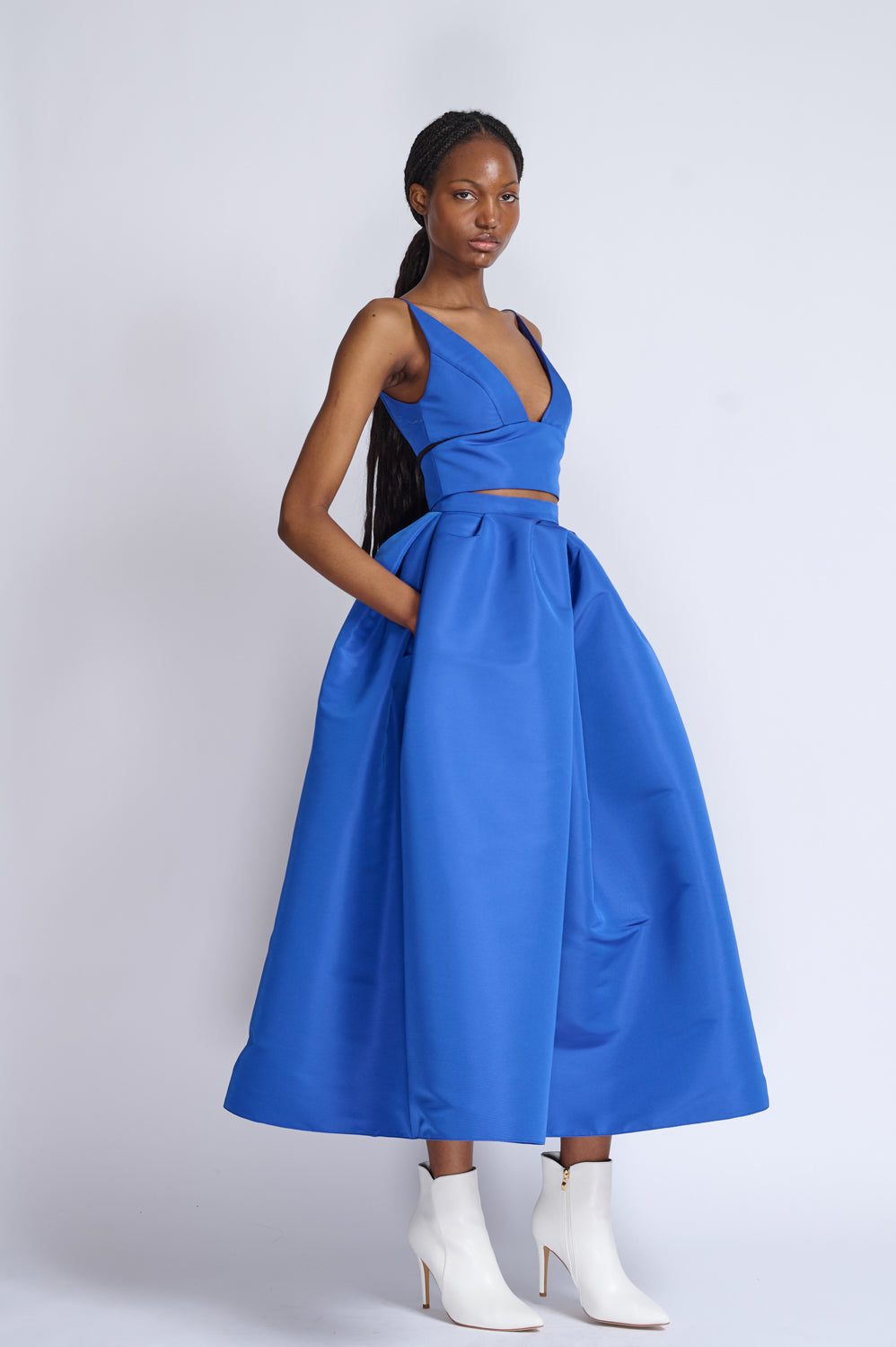 Yves Blue Faille Top 2