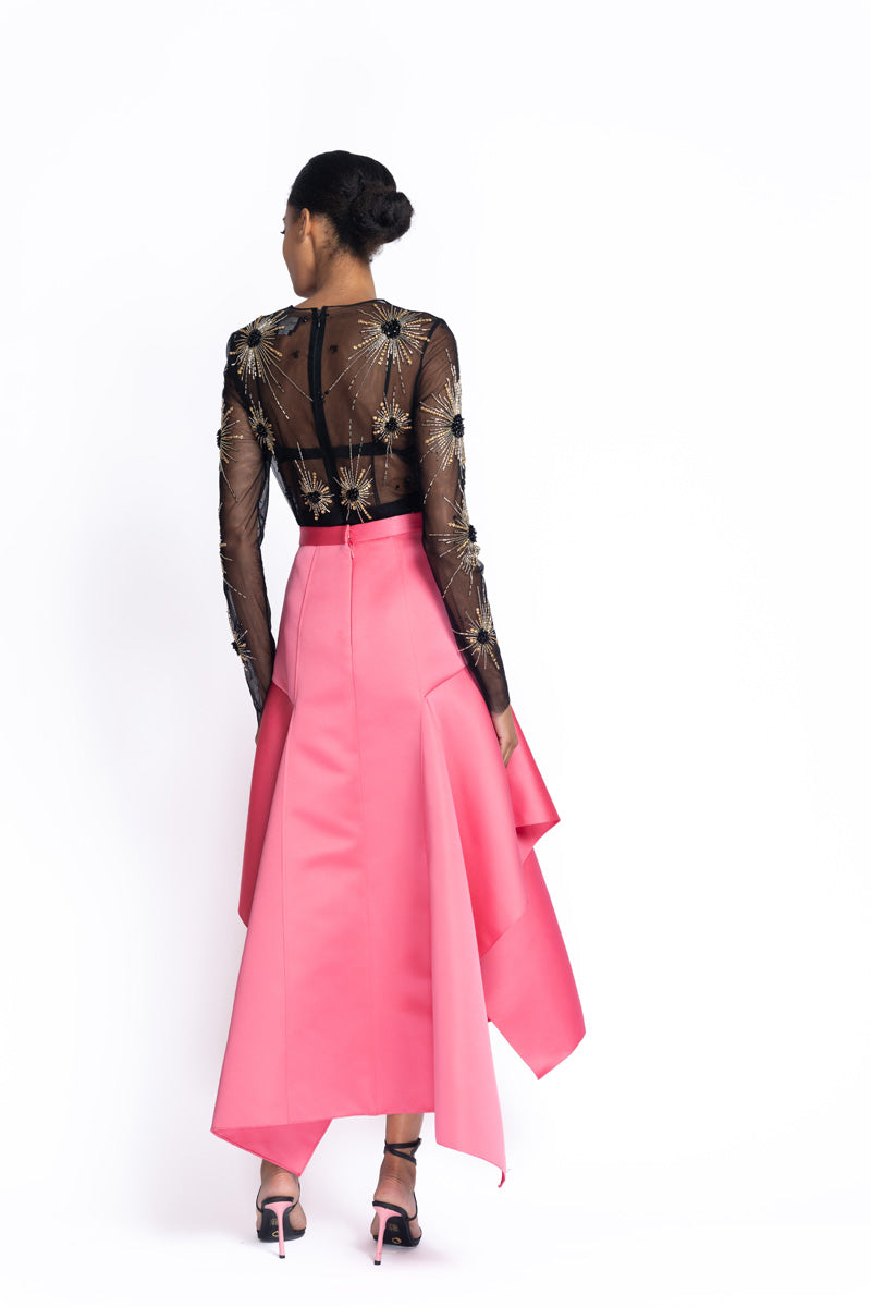 Rose Double Duchess Skirt 5