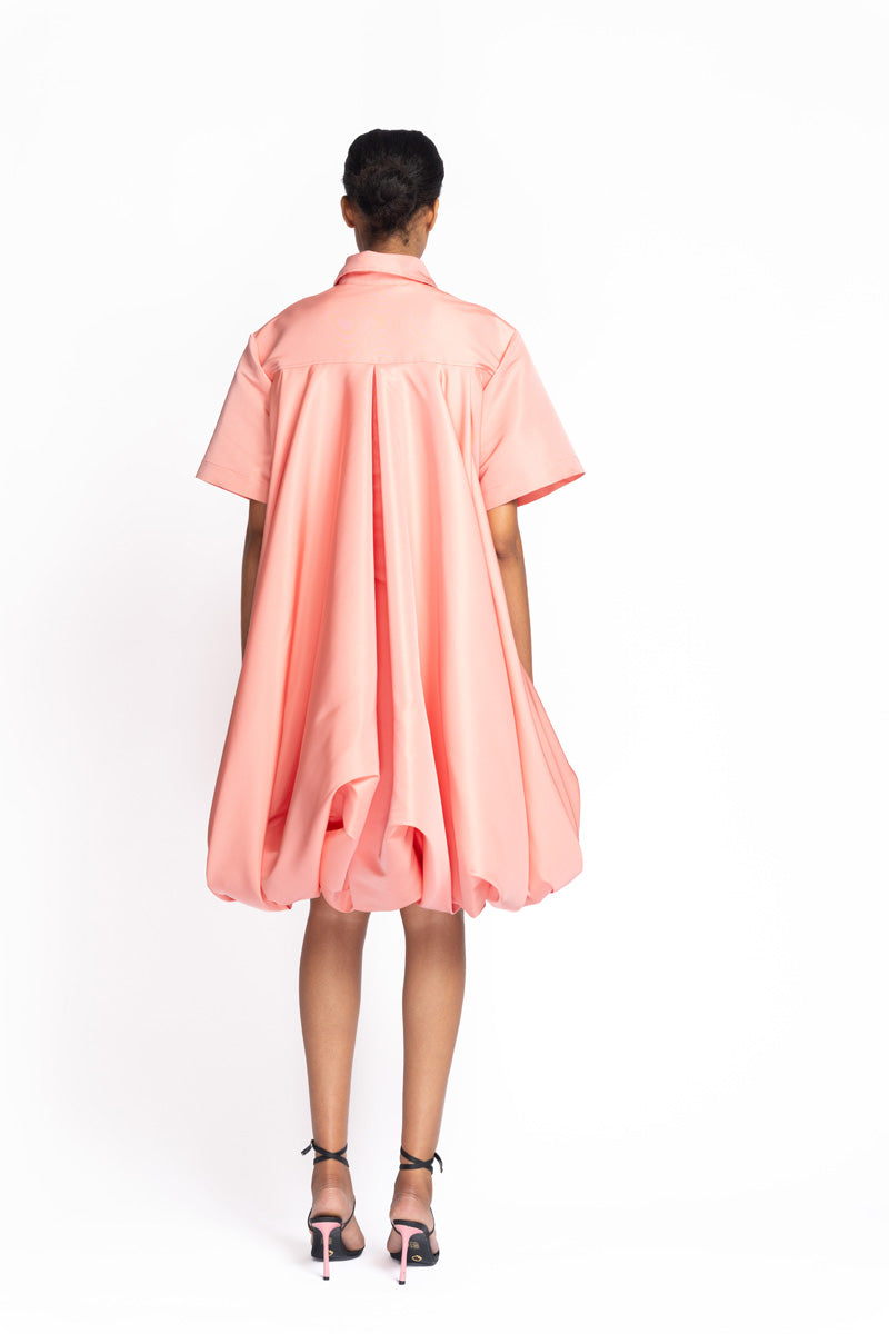 Hibiscus Faille Safari Dress 5