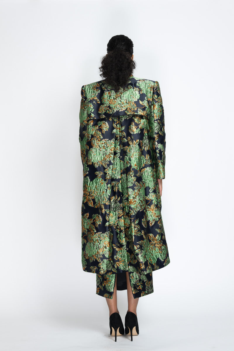 Gilded Grove Jacquard Duster 6