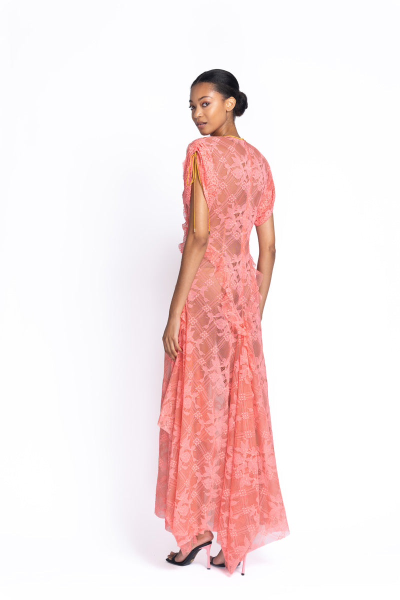 Hibiscus Chantilly Lace Dress 4