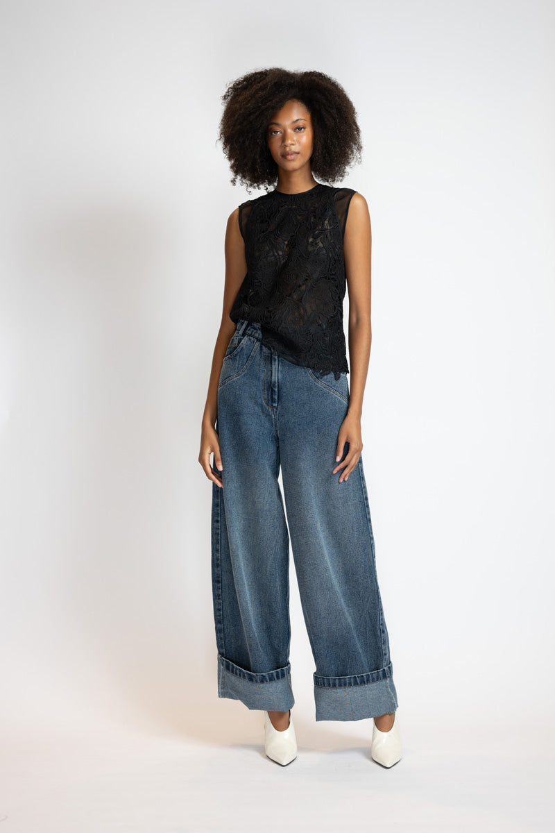 Black Nomad Lace Top 1