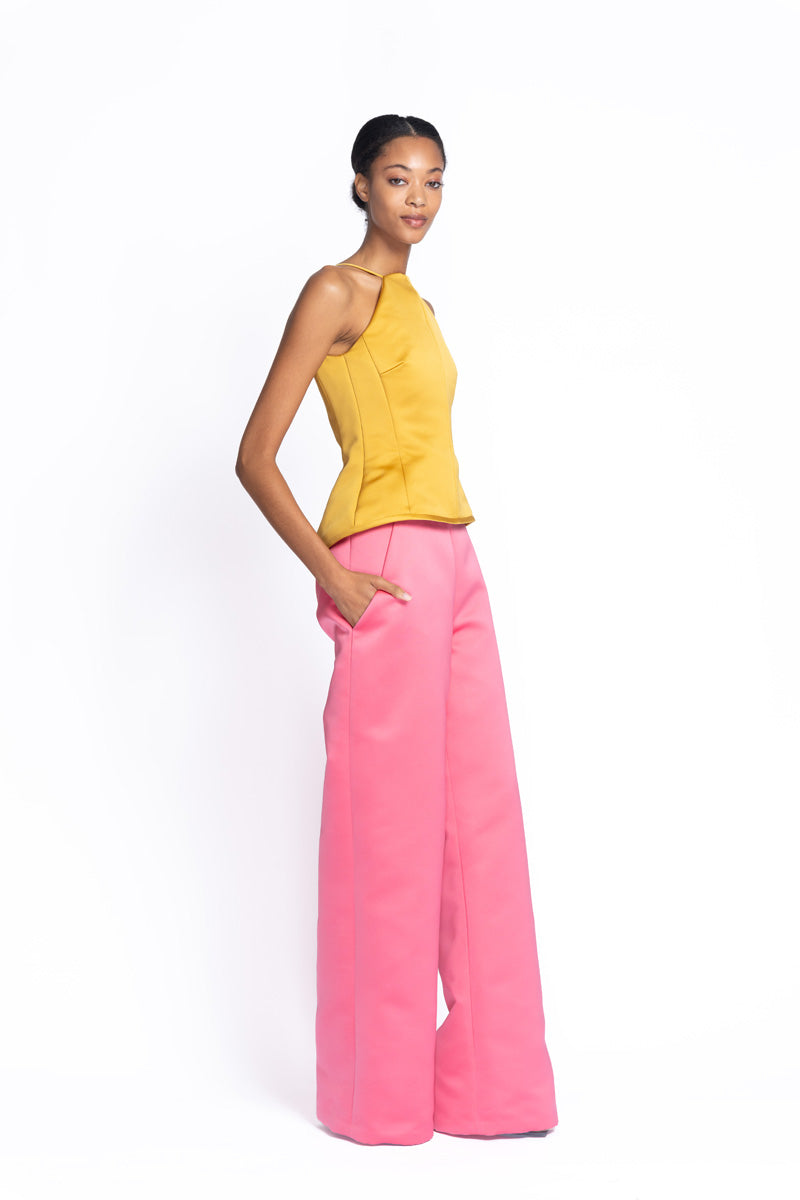 Rose Double Duchess Trousers 3