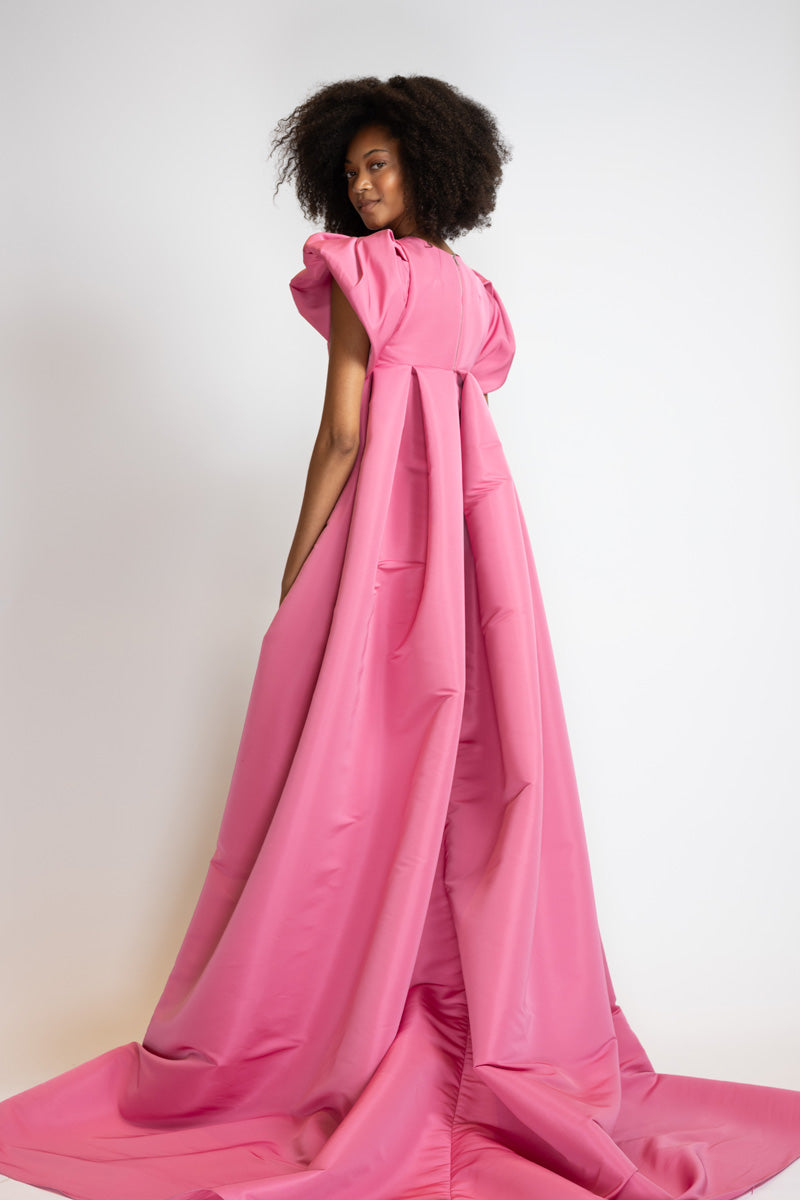 Camellia Faille Cape Top 5