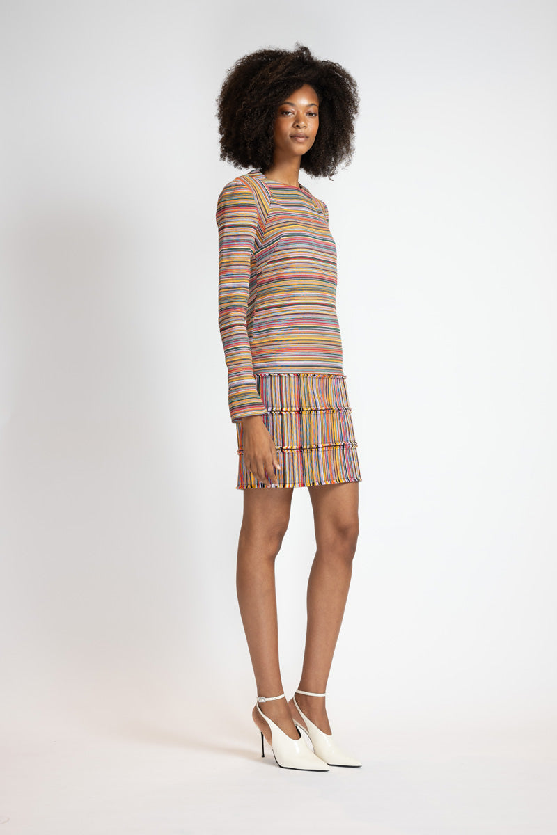Mashru Jacquard Mini Shift Dress 3