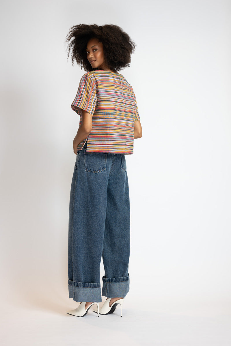 Mashru Jacquard Cargo Top 3