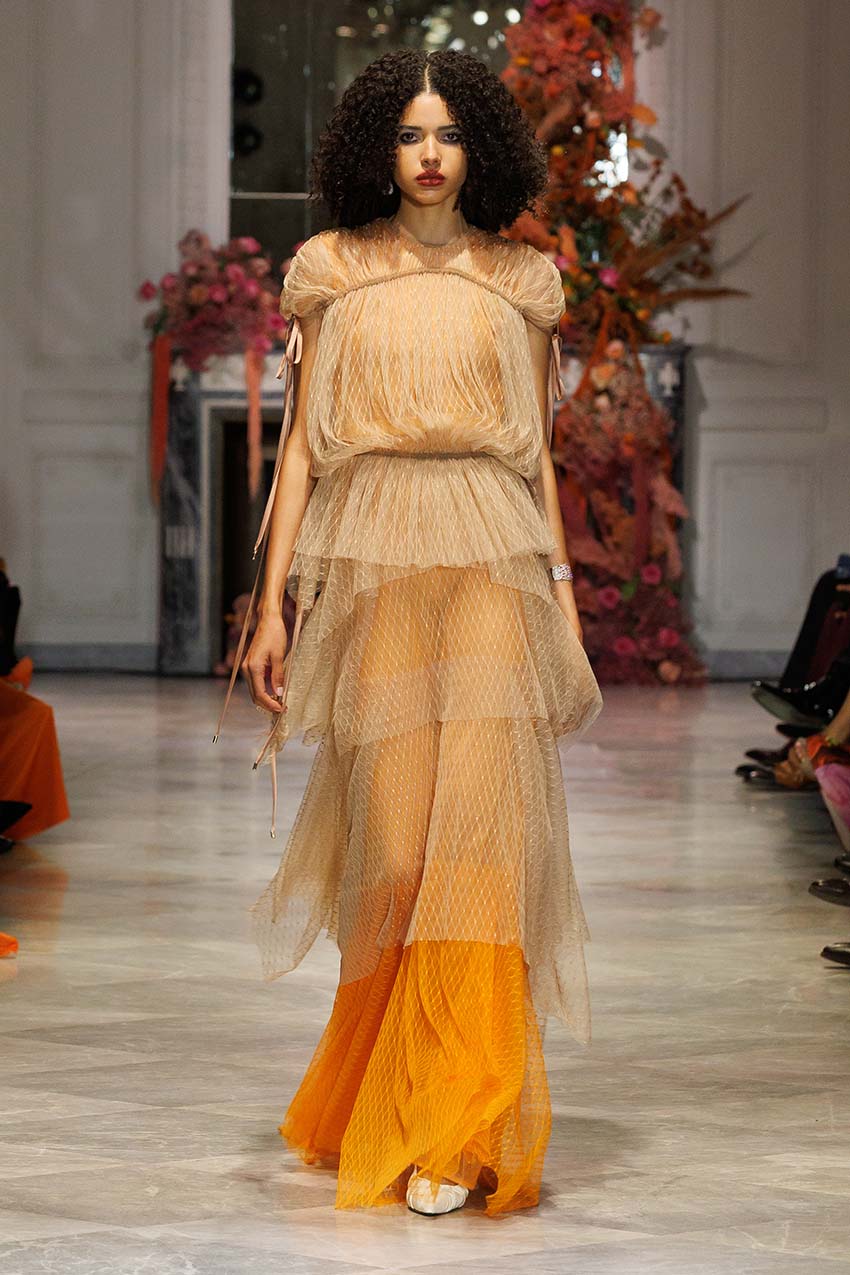 Spring 2025 Look 25 bohemian gown