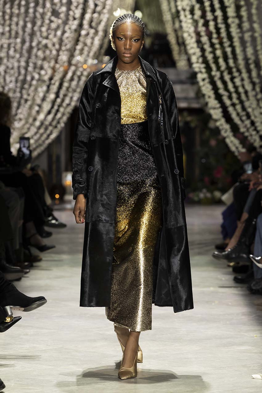 Black/Gold Ombr Lurex Dress Black/Gold Ombr Lurex Dress