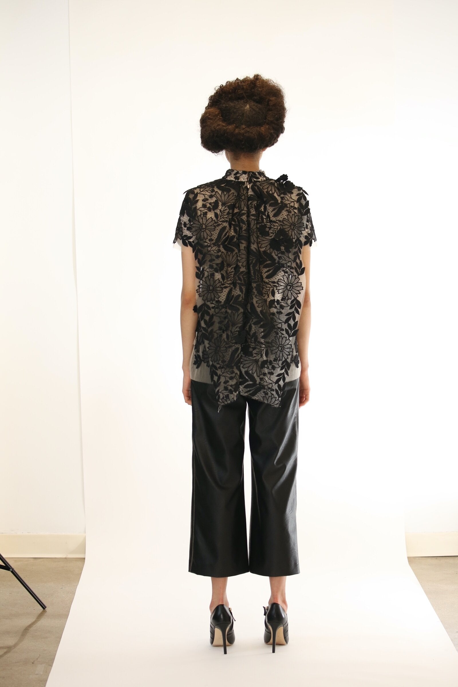 Guipure Lace Tulle Top 2