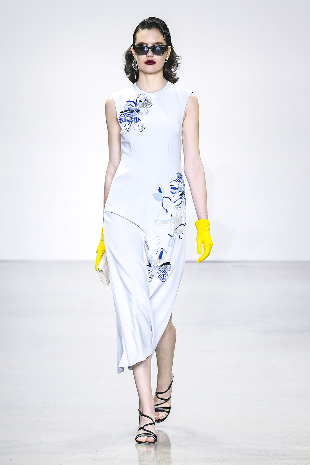 Ponte Embroidered A-Line Dress Ponte Embroidered A-Line Dress