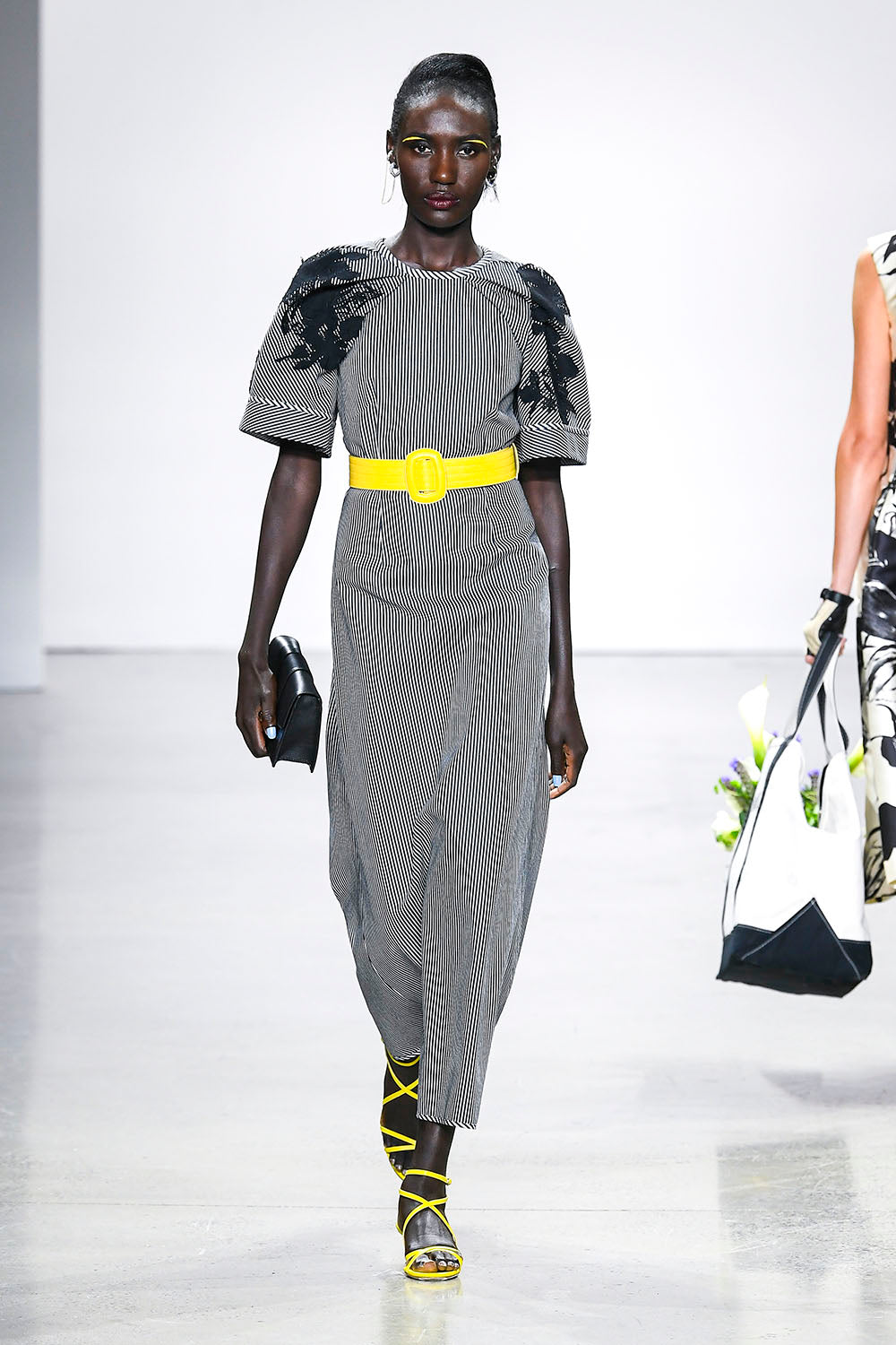 japanese denim dress Denim Dress / Sleeveless Blue Dress with hood / Long Blue Denim Dress : The Soul of The Orient Collection No.4