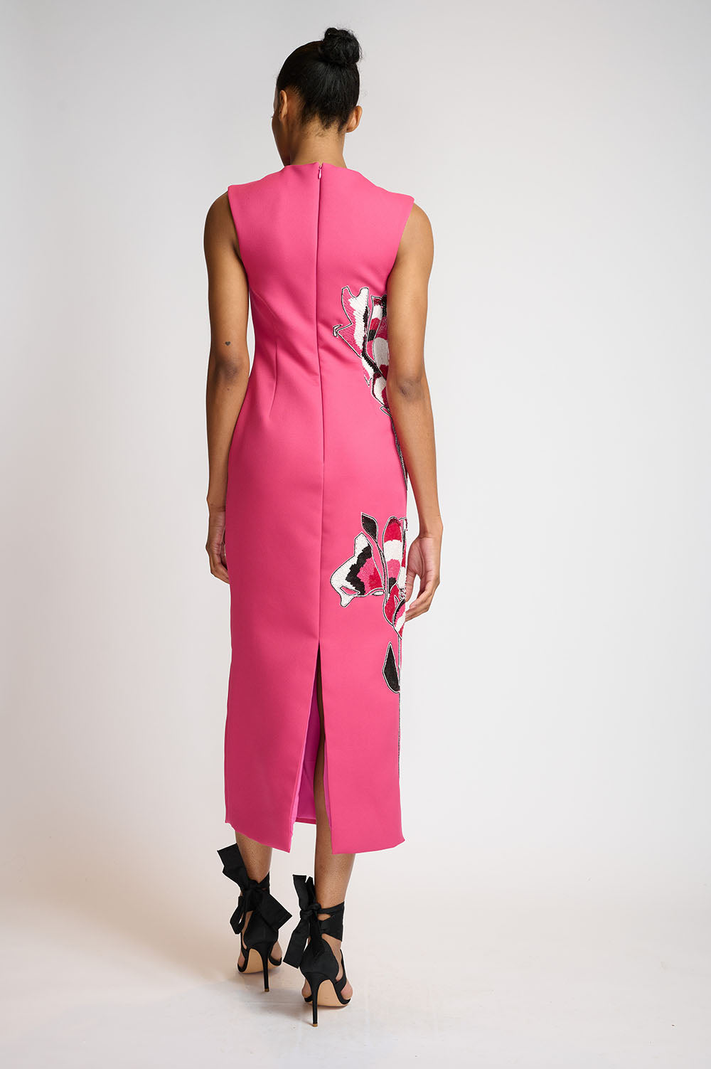 Berry Cady Embroidered Sheath Dress 3