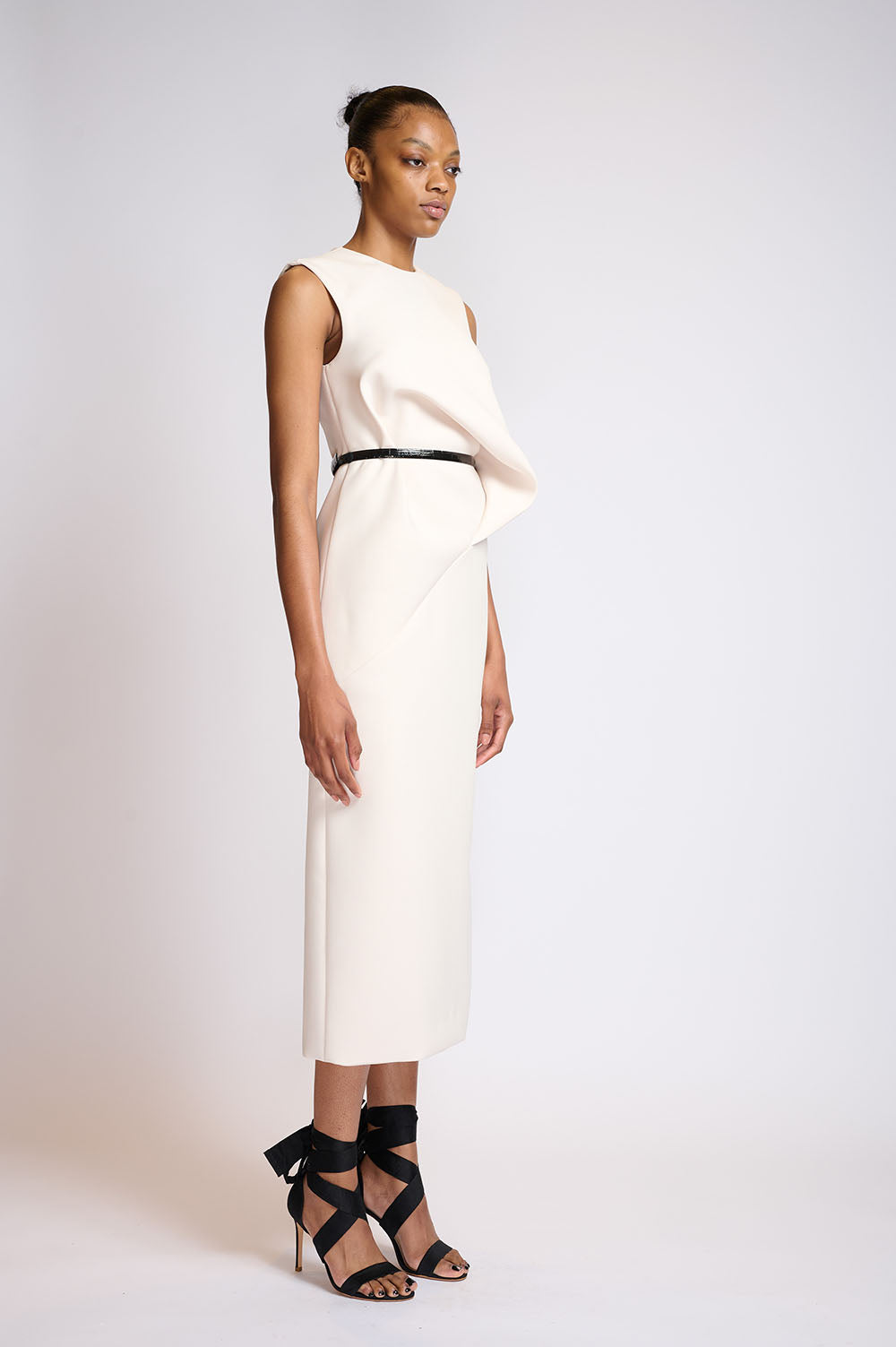 Porcelain Cady Molded Sheath Dress 2