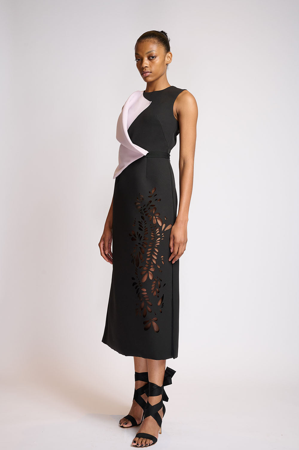 Onyx and Lilac Precision Cut Cady Dress 2