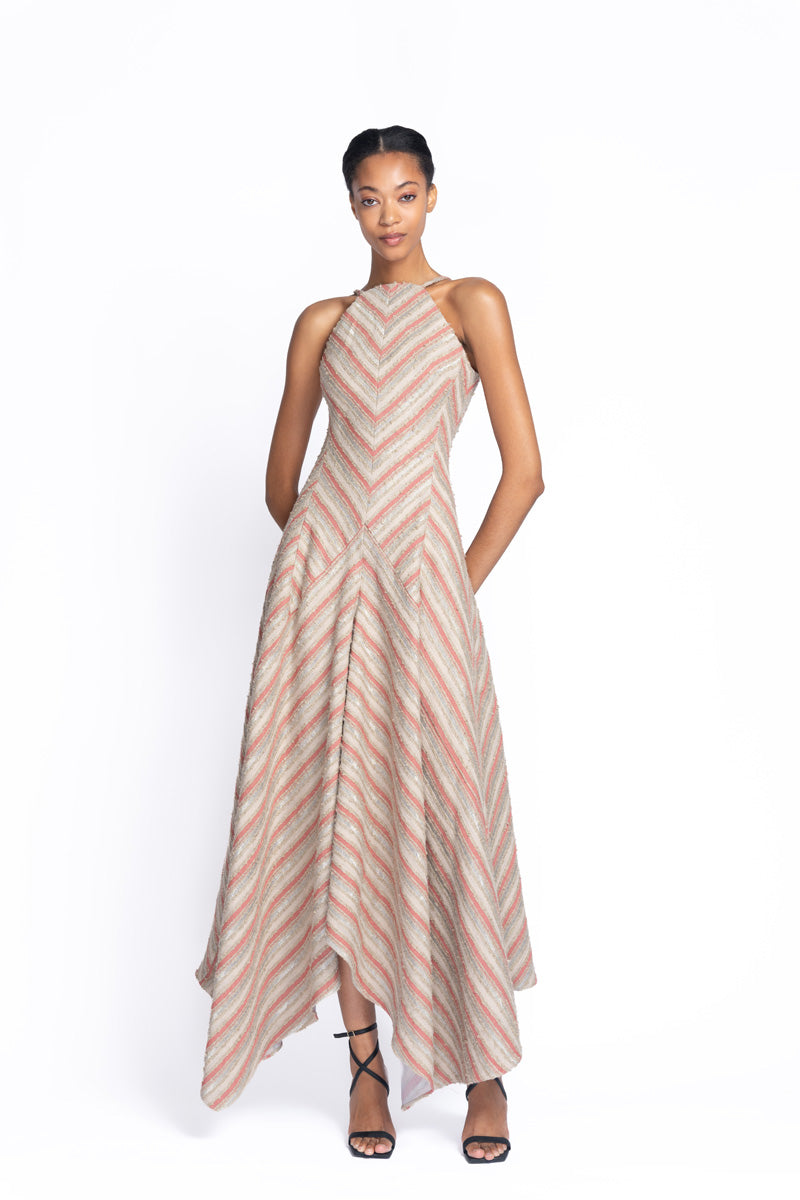 Viale Jacquard Bias Cut Safari Dress 2