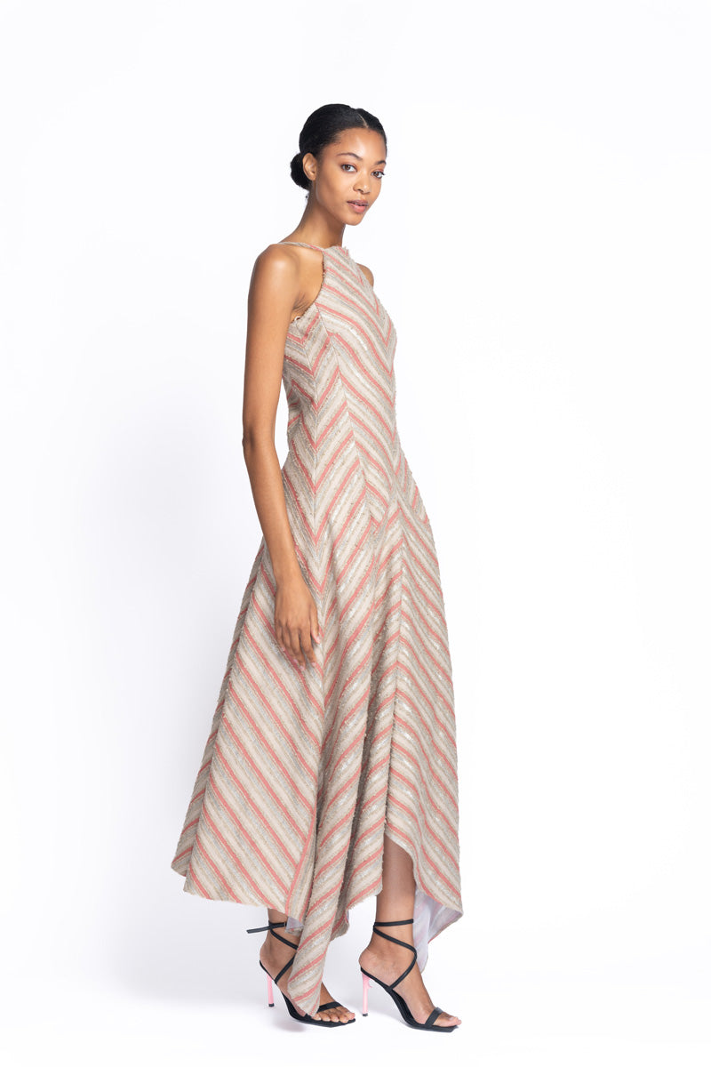 Viale Jacquard Bias Cut Safari Dress 3