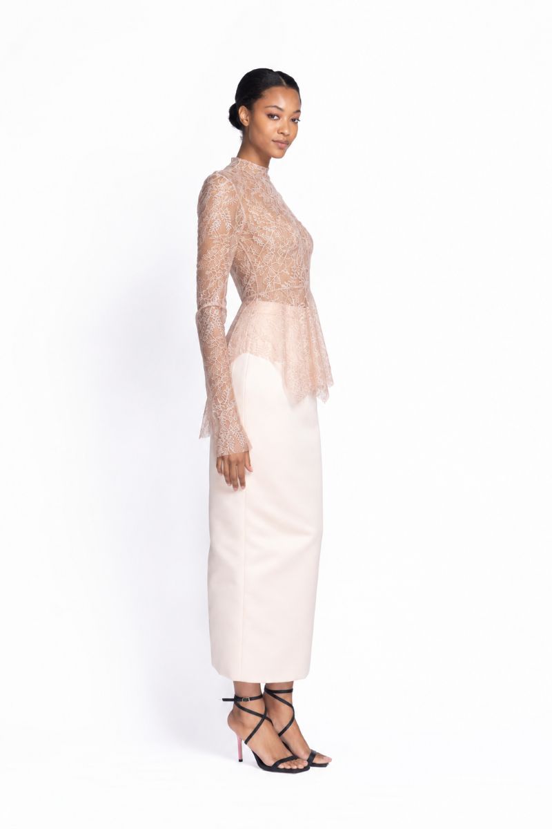 Primrose Chantilly Lace Peplum Top 3