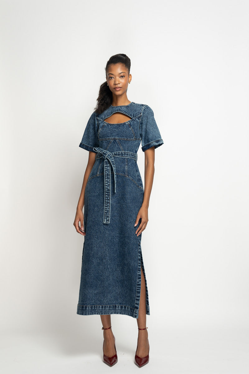 Indira Denim Tunic Dress 2