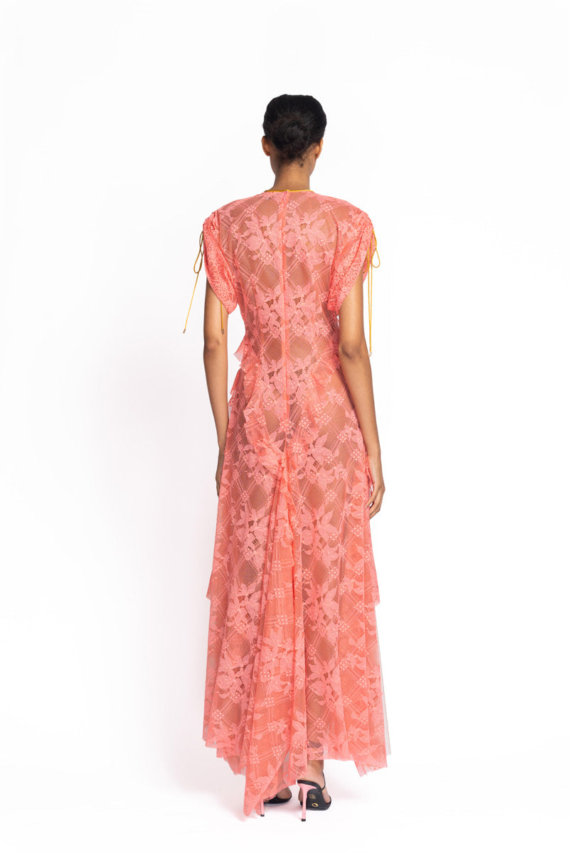 Hibiscus Chantilly Lace Dress 5