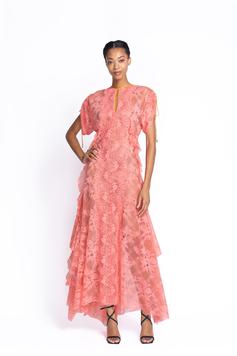 Hibiscus Chantilly Lace Dress 2