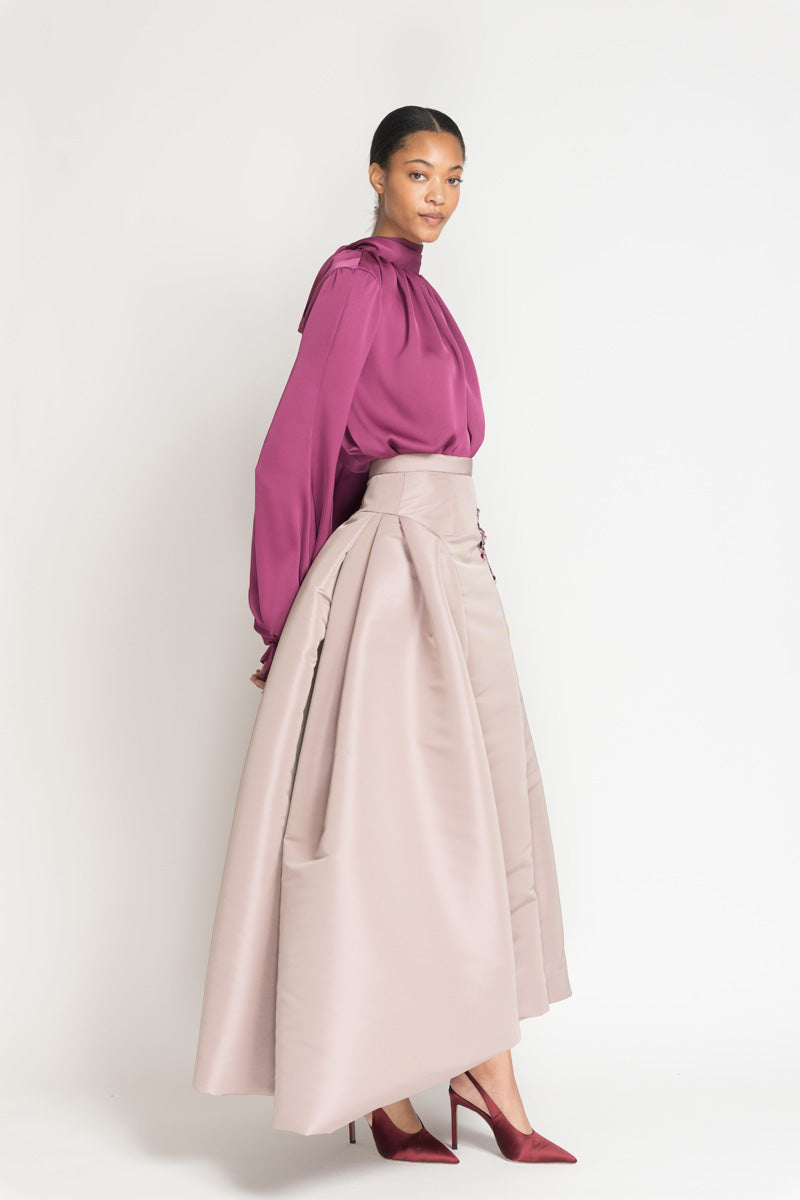 Mauve Faille Chania Skirt 3