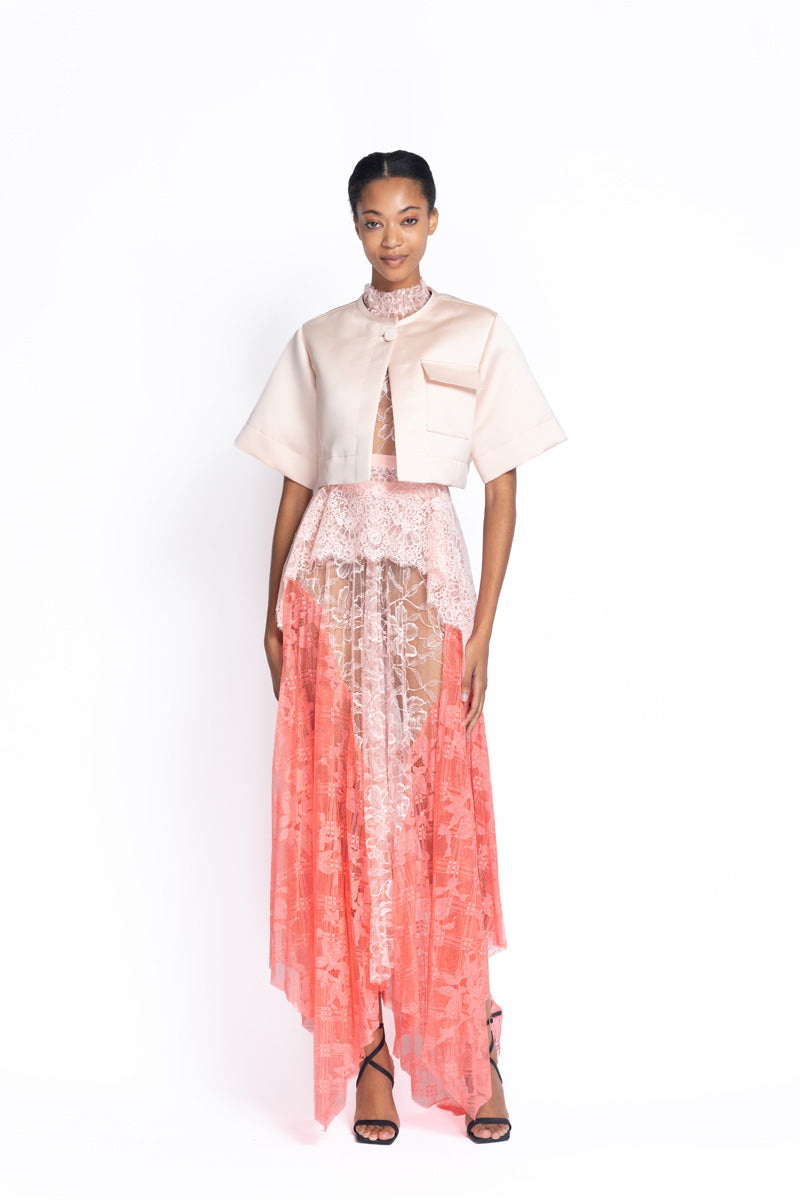 Primrose Double Duchess Cropped Jacket 2