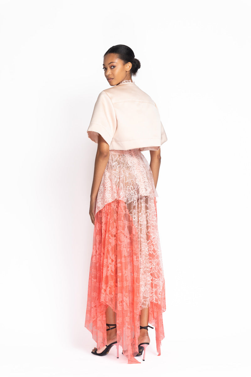Primrose Double Duchess Cropped Jacket 4