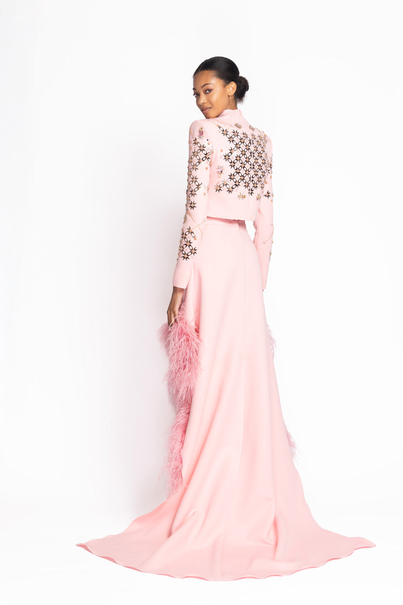 Stella Embroidered Peony Cady Top 4