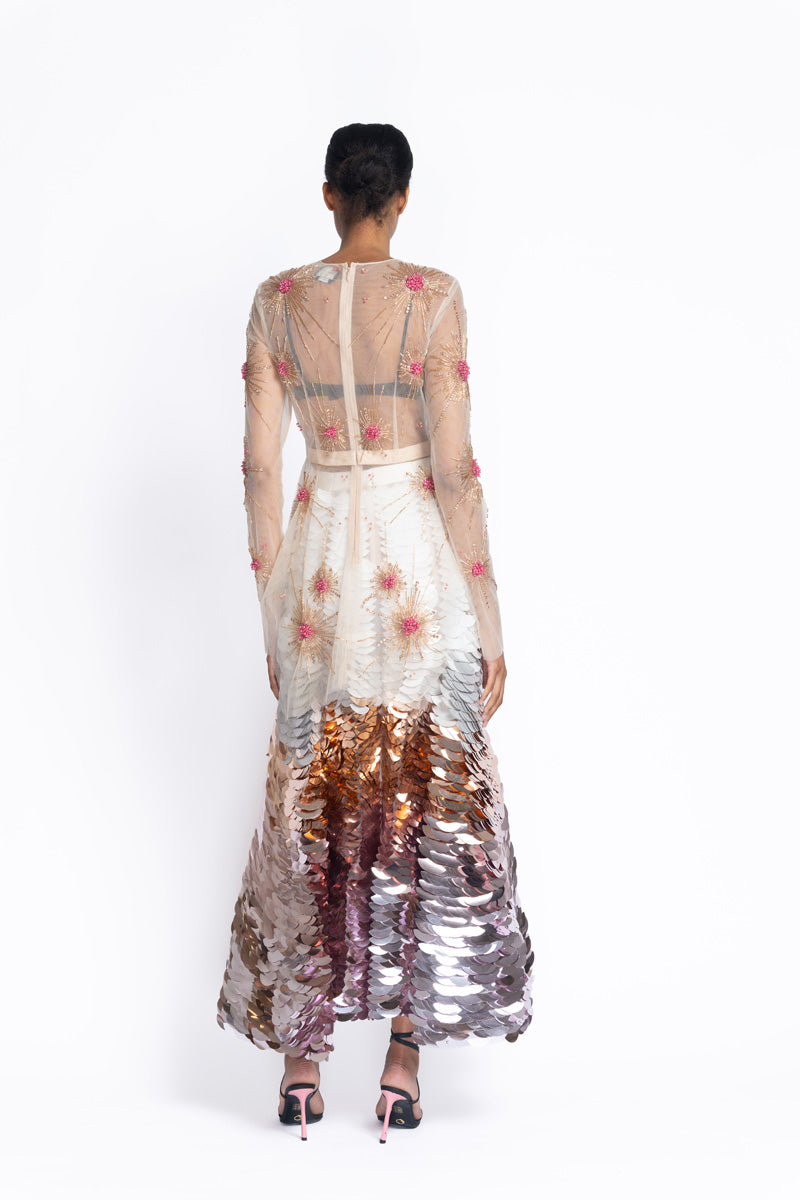 Solares Embroidered Tulle Top 5