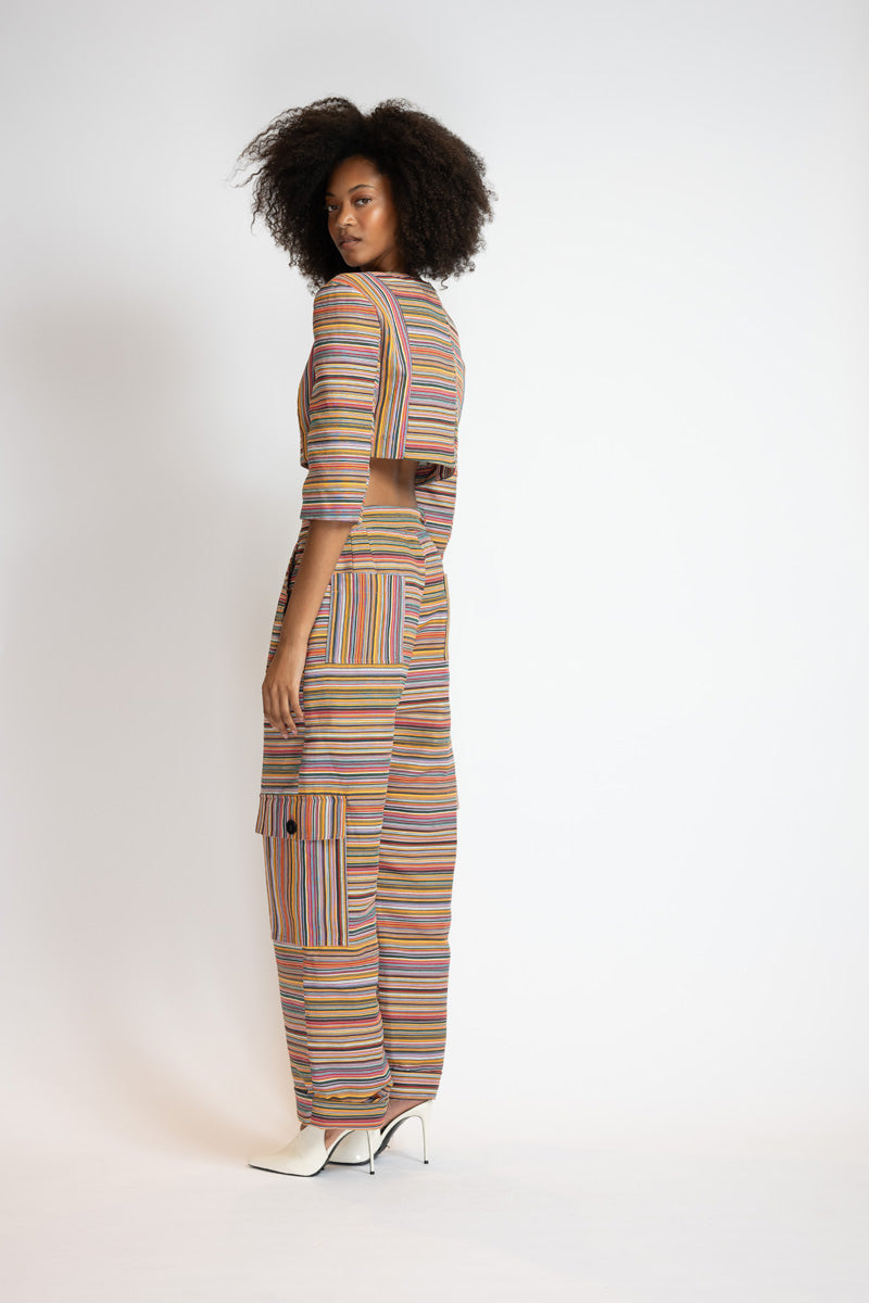 Mashru Jacquard Boxy Top 4