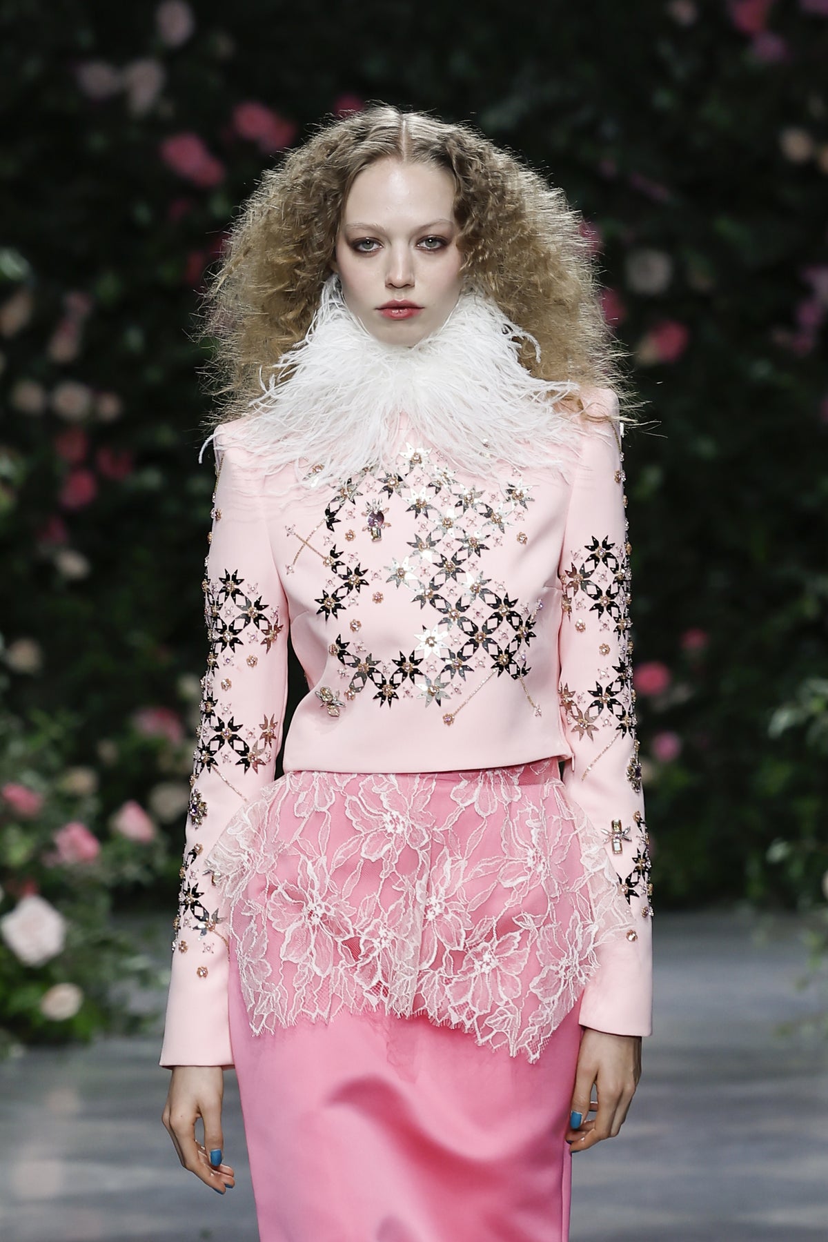 Stella Embroidered Peony Cady Top