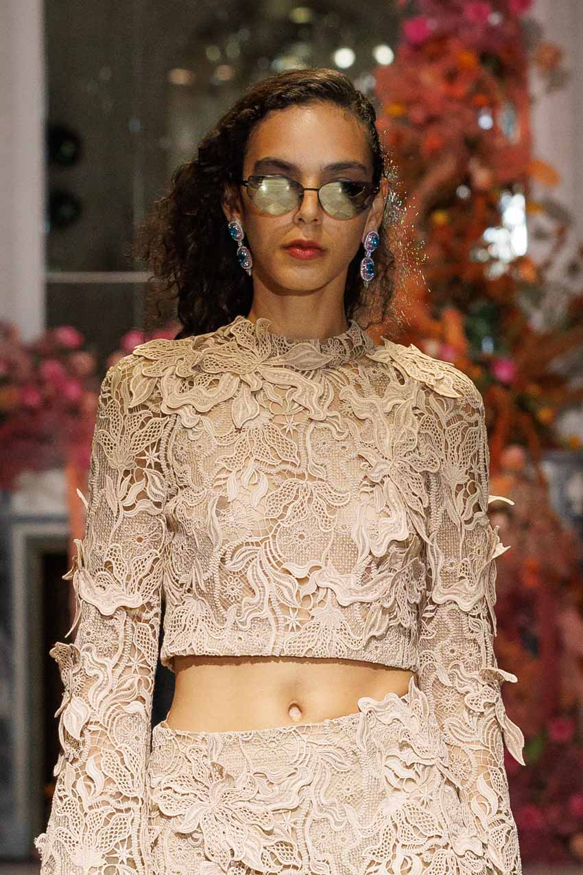 Spring 2025 Look 35 lace top