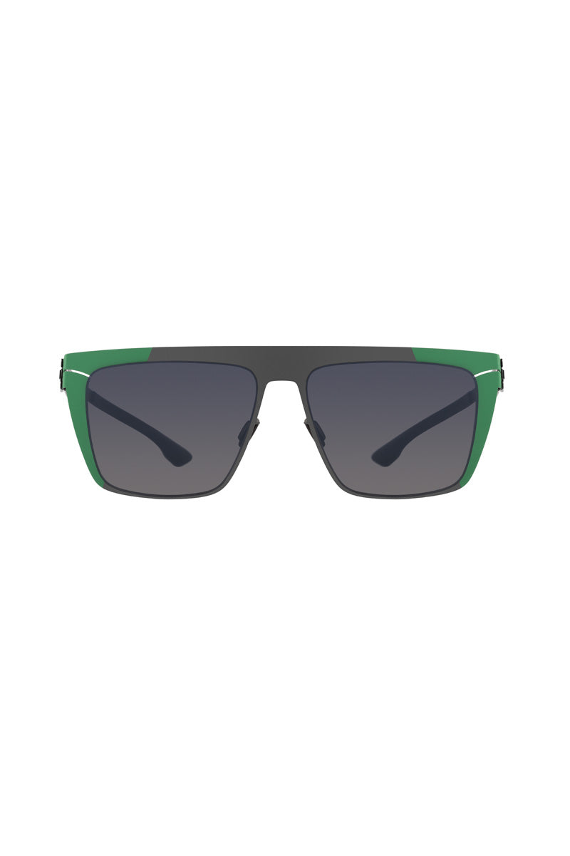 Bibhu 01 green and black sunglasses
