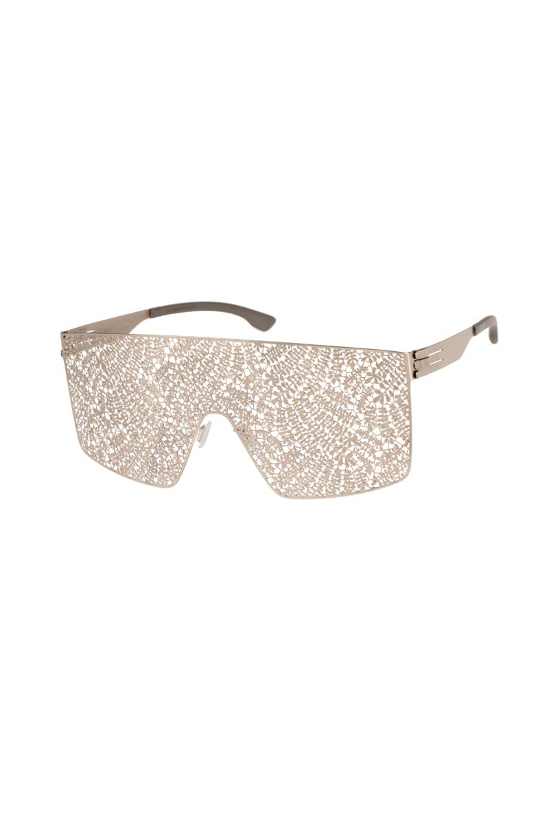 The Veil sunglasses bronze side view